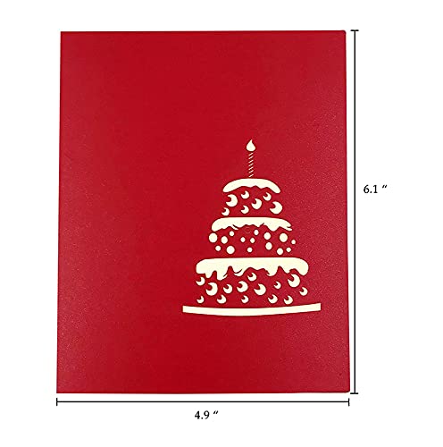 Party Propz Greeting Card for Birthday - Stunning Pop-Up 3D Greeting Cards | Happy Birthday Card for Men, Best Friend, Boyfriend, Husband, Wife, Boys | Birthday Cards with Envelopes for Birthday Gift