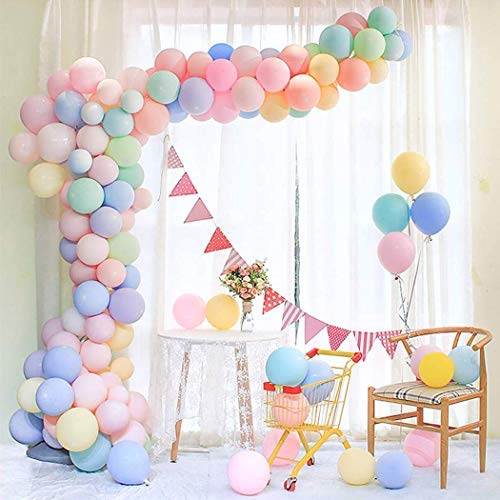 Party Propz Pastel Rubber Balloons For Birthday Decoration Party/Birthday/Party Decoration (Pack Of 100 pcs,Multicolor)