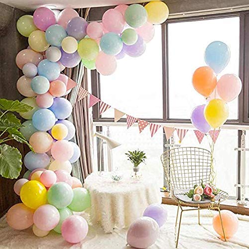 Party Propz Pastel Color Balloons for Decoration for Birthday - Pack of 50 | Pastel Balloons Purple And Blue | Colourful Balloons, Pastel Colours Balloons | Engagement, Wedding, Anniversary, Birthday