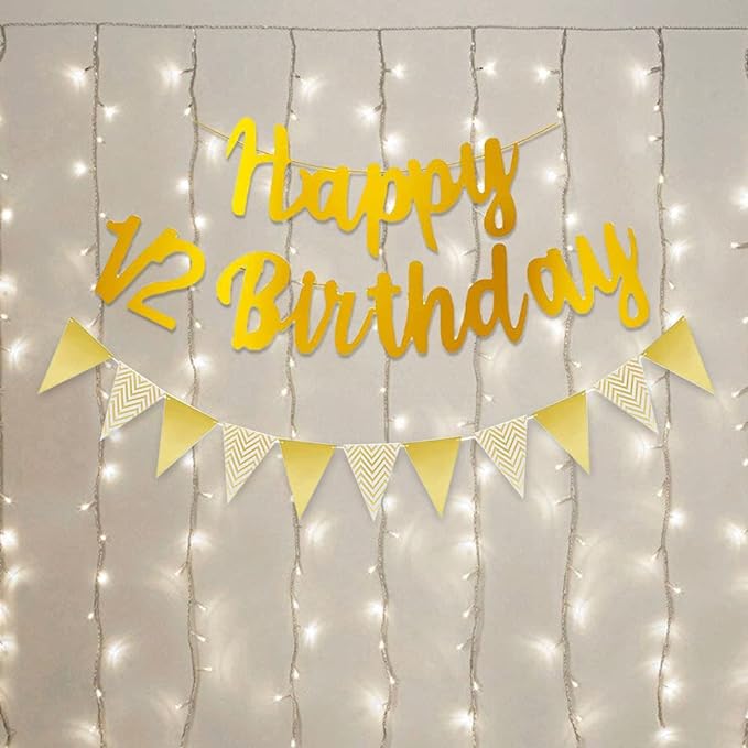 Party Propz Half Birthday Decorations For Baby Combo - 3Pcs Items Set With Led Fairy Light For 6M Birthday Decorations For Boy - 1/2 Birthday Decorations For Boys - Half Bday Banner,Half Way To One