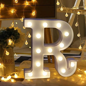 Party Propz Marquee Alphabet Light Letters for Room Decoration Lights-(R) Led Lights for Room Decoration | Asthetic Decorations Letter Light for Room Decoration Light