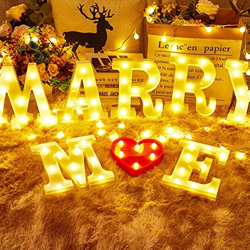 Party Propz Marquee Alphabet Light Letters (M)- 1pc | Led Name Light for Room Decoration | Aesthetic Room Decor Items | Letter Light Room Decor | Home Decor Items for Living Room | Gaming Room Decor