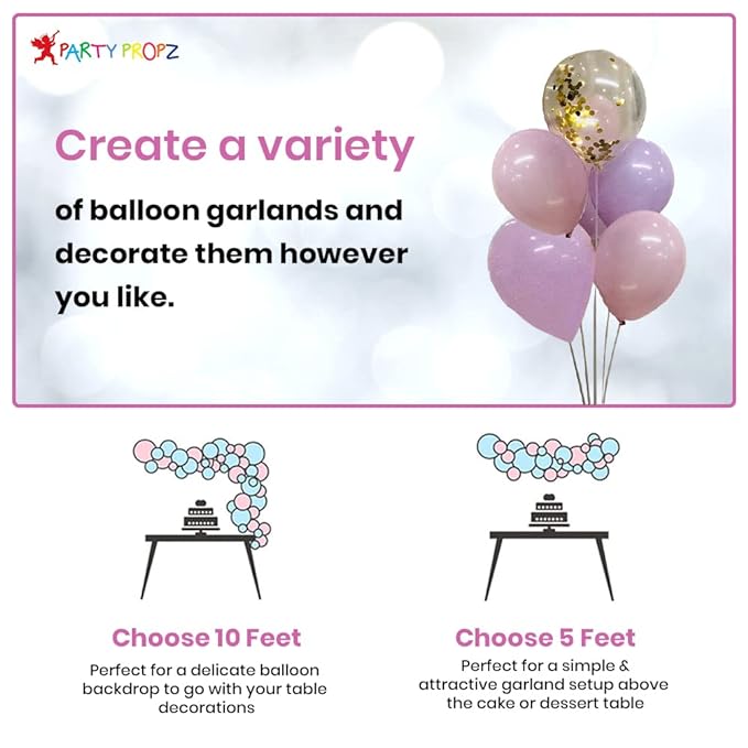 Party Propz Purple Birthday Decoration Items - Set of 81 Pcs Happy Birthday Decoration Purple for Girls | Lavender & Pink Balloons for Birthday Decoration | Birthday Decoration Kit for Wife