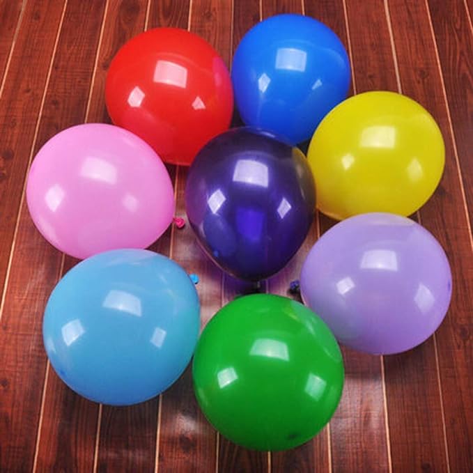 Party Propz Rubber Multicolor Balloons For Birthday - Pack Of 101Pcs, Happy Birthday Decoration Kit | Multicolor Balloons Decoration For Birthday | Balloon Decoration Kit | Birthday Decoration Items