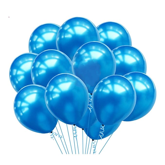 Party Propz Balloons (Blue, Set Of100) material Rubber