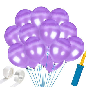 Party Propz Purple Balloons -103Pcs For Happy Birthday Balloon Decoration Boys, men, Husband/Balloon Garland Kit/Metallic Helium Ballons/Ballon Items For Décor