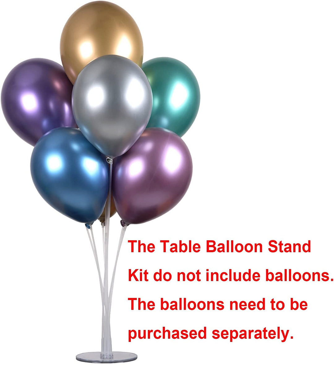 Party Propz 2pcs Balloon Stand for Decoration Birthday - Happy Birthday Balloons Decorations for Birthday, Anniversary Decoration(Expanded Polypropylene Foam)