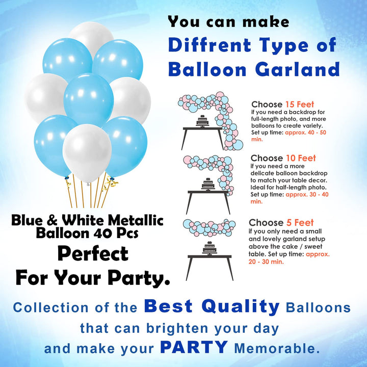 Party Propz Its My Half Birthday Decorations Set With Blue Paper Fan, Blue Star Foil & Half Birthday Card For Baby Boys / Half Birthday Decoration For Boys