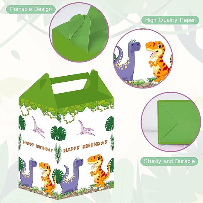 Party Propz Dinosaur Theme Party Favours Pack - 18 Pcs, Dinosaur Theme Birthday Decoration | Return Gifts For Kids | Wrist Band For Kids, Return Gift Bags For Kids Birthday, Dinosaur Return Gift Bags