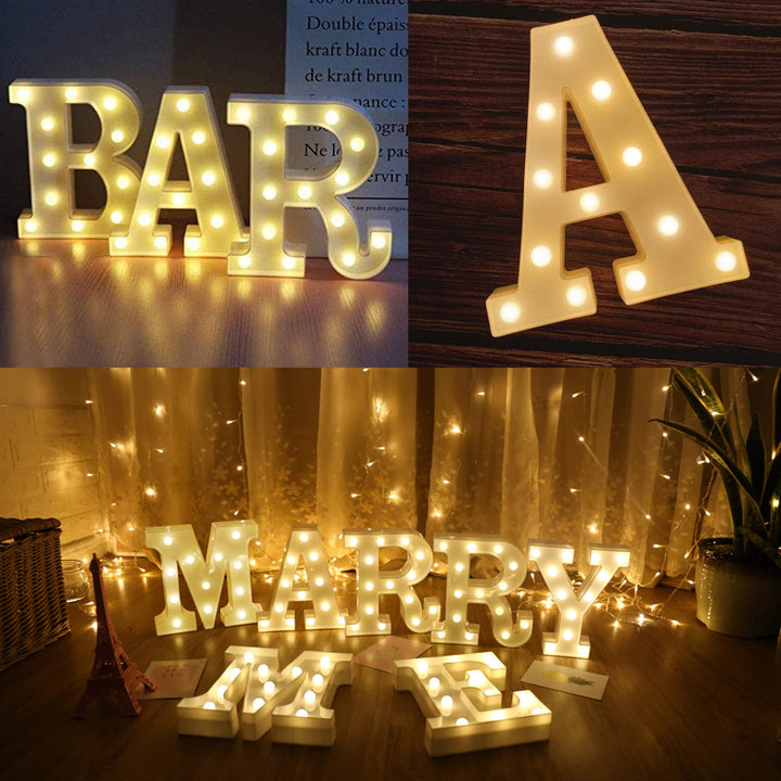 Party Propz Marquee Alphabet Light Letters for Room Decor Lights - (A) Led Lights for Room Decoration - Asthetic Decorations Letter Light/Room Decor Light/Marquee Letter A Glowing for Kids