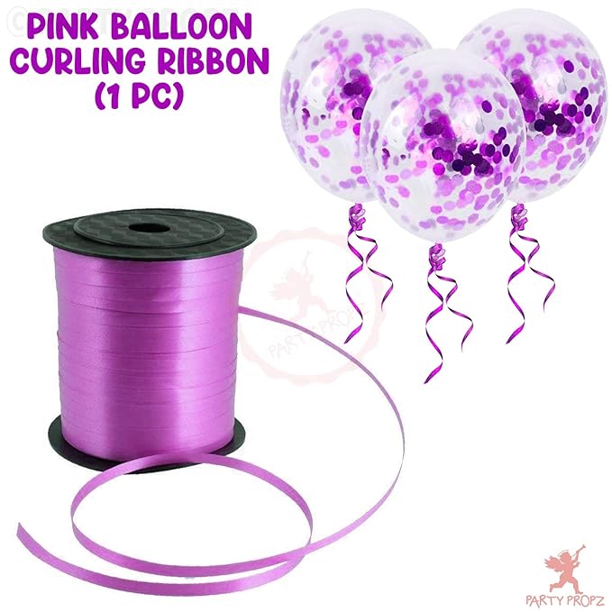 Party Propz Baby Shower Latex Balloon Pump Combo, 1pc Hand Balloon Pump, 1pc Ribbon, 1pc Glue Dot And 2pcs Tie Tool, Multicolour