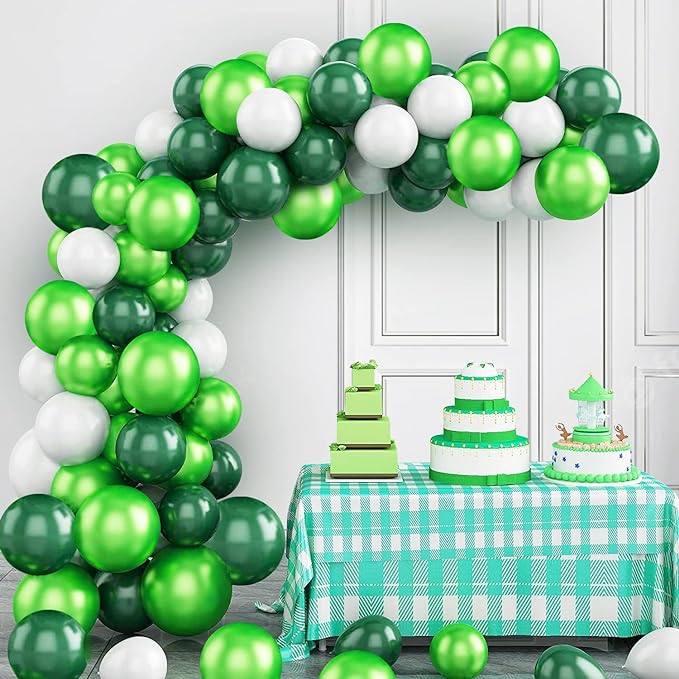 Party Propz Green Balloon Decoration Combo - Pack of 50 Green Balloons (Rubber)