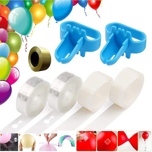 Party Propz Balloon Garland, Arch, Decorating Strip Kit For DIY Balloon Garland, DIY Balloon Arch Kit, Glue Dot, Tying Tool, Ribbon Balloon Display Set Of 7