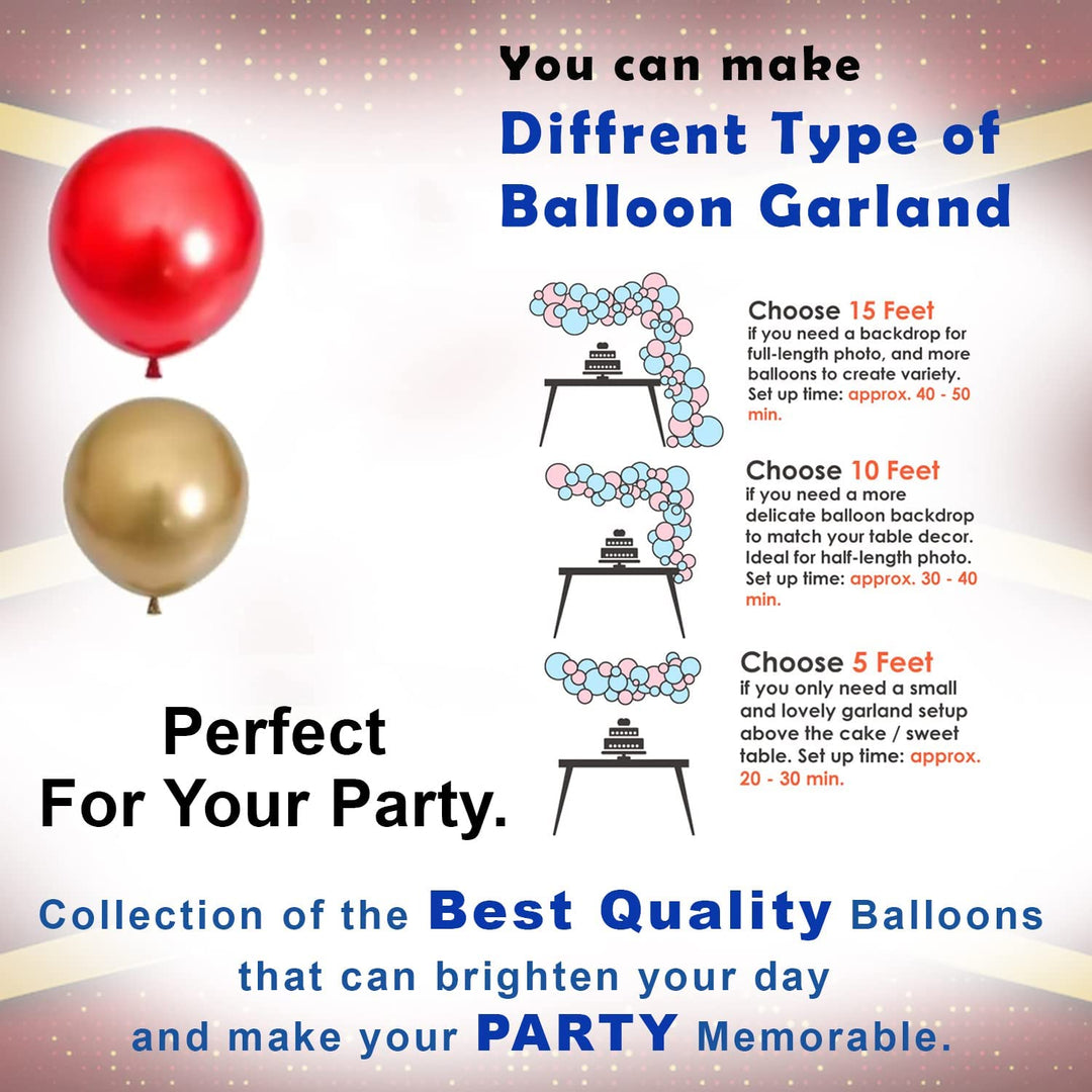 Party Propz Birthday Decoration Items-62 Pcs,Birthday Decoration Items Wife|Happy Birthday Decoration For Men,Women|Love Birthday Decoration Kit With Foil,Metallic Balloons,Lights,Tape,Glue