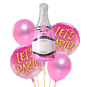 Party Propz Bride To Be Decoration Set -5 Pcs Bachelorette Party Foil Balloons | Bachelorette Party Decorations With Bride To Be Foil Balloons | Bridal Shower Decorations Kit | Bride To Be Accessories