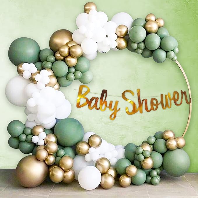 Party Propz Baby Shower Decoration Items - Pack of 53 Baby Shower Decorations | | Baby Shower Party decoration | Baby Shower Decoration Items | Mom To Be Decoration Items | Baby Shower Balloons