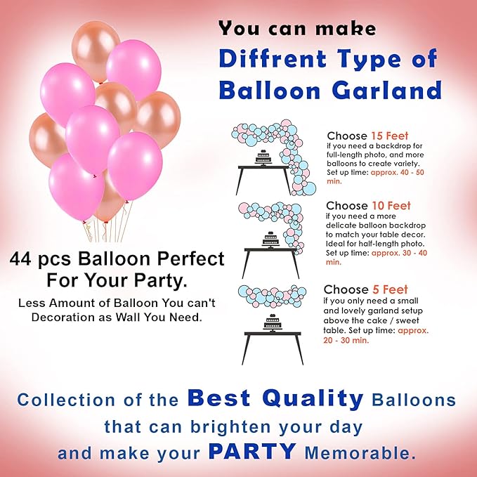 Party Propz Half Birthday Decorations For Baby Girl Combo - 51Pcs Items Set For 6 Months Birthday Decorations For Girl - 1/2 Birthday Decorations For Girls, Half Bday Banner (cardstock), Balloons,Foil