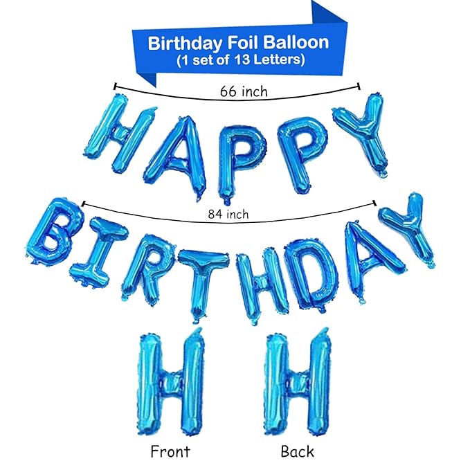 Party Propz Colorful Birthday Decoration Items For Boy-Pack Of 51|Birthday Decoration Kit For Boys|Kids Birthday Decoration Items|Balloons For Birthday|Balloons For Kids|Cartoon Balloons For Kids