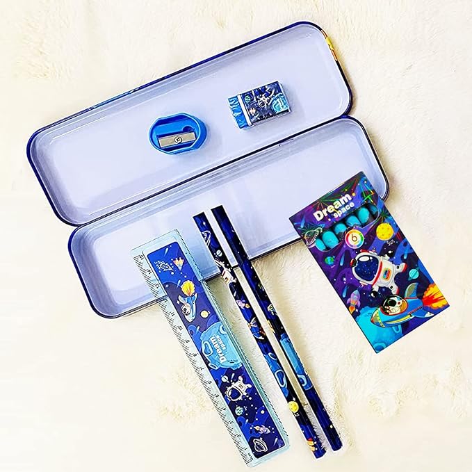 Party Propz Space Stationary Kit for Boys - 10 in 1 Astronaut Stationary Kit for Kids | Return Gifts for Kids | Stationery Items for Boys | Pencil Eraser Sharpener Combo Pack | School Kit for Boys